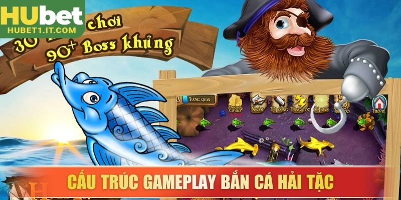 Cấu trúc gameplay bắn cá hải tặc