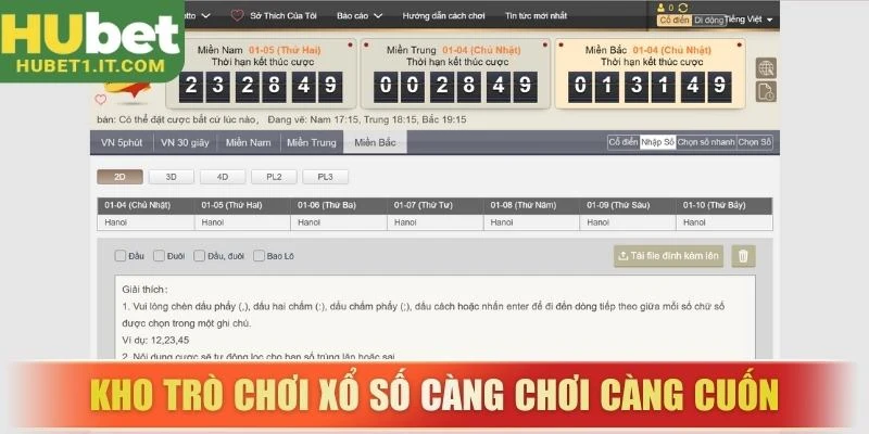 Kho trò chơi xổ số càng chơi càng cuốn