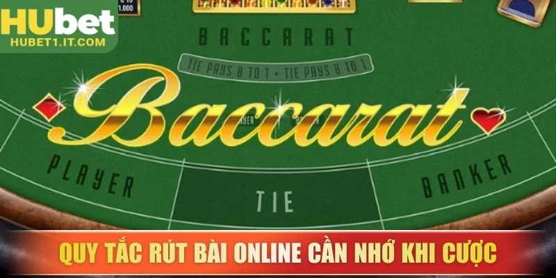 Quy tắc rút bài online cần nhớ khi cược