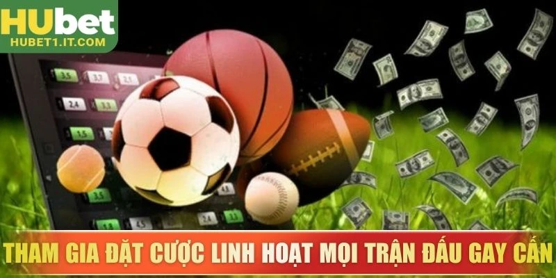 Tham gia đặt cược linh hoạt mọi trận đấu gay cấn